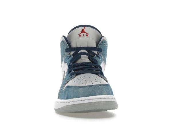 Air Jordan 1 Mid Azul Francés Rojo Fuego – DN3706-401 - Imagen 3