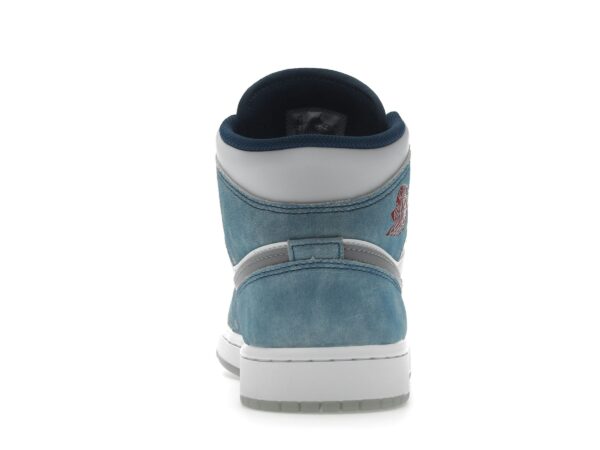 Air Jordan 1 Mid Azul Francés Rojo Fuego – DN3706-401 - Imagen 5