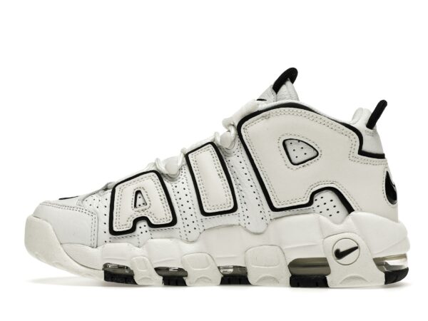 Nike Air More Uptempo Summit White Black Sail (Mujer) – DO6718-100 - Imagen 4