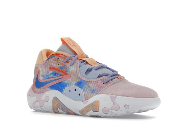 Zapatillas de baloncesto Nike PG 6 con Swoosh pintado DO9823-100 para hombre - Imagen 2