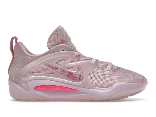 Zapatillas Nike KD 15 Aunt Pearl – Espuma rosa/Marrón madera de orejera claro – DQ3851-600 - Imagen 1