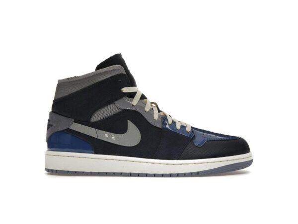 Air Jordan 1 Mid SE Craft Obsidian French Blue Ashen Slate White – DR8868-400 - Imagen 1