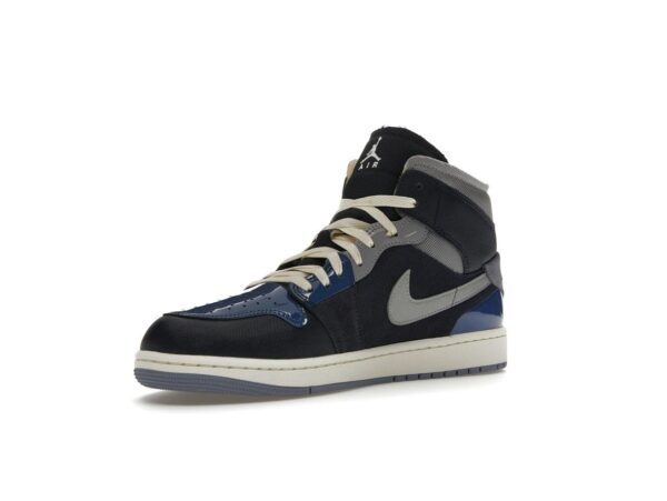 Air Jordan 1 Mid SE Craft Obsidian French Blue Ashen Slate White – DR8868-400 - Imagen 3