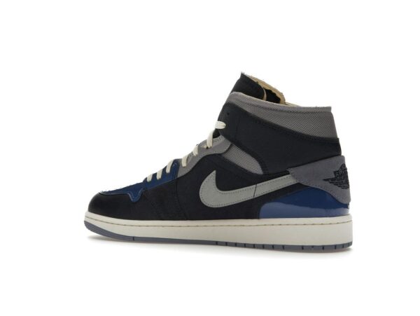 Air Jordan 1 Mid SE Craft Obsidian French Blue Ashen Slate White – DR8868-400 - Imagen 4