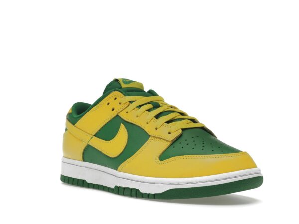 Zapatillas Nike Dunk Low Retro Reverse Brazil – Verde manzana/Amarillo Strike – DV0833-300 - Imagen 2