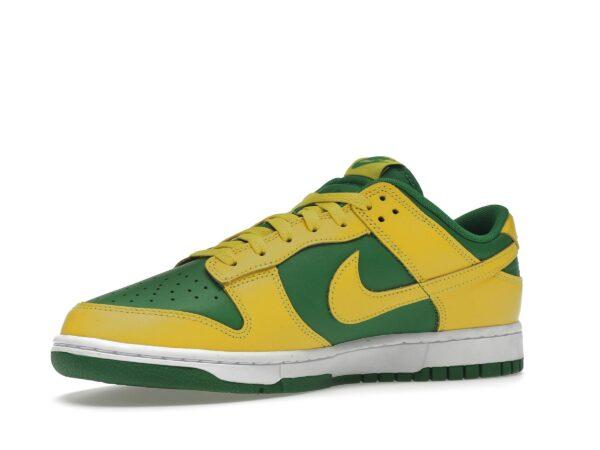 Zapatillas Nike Dunk Low Retro Reverse Brazil – Verde manzana/Amarillo Strike – DV0833-300 - Imagen 4