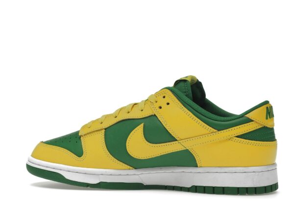 Zapatillas Nike Dunk Low Retro Reverse Brazil – Verde manzana/Amarillo Strike – DV0833-300 - Imagen 5