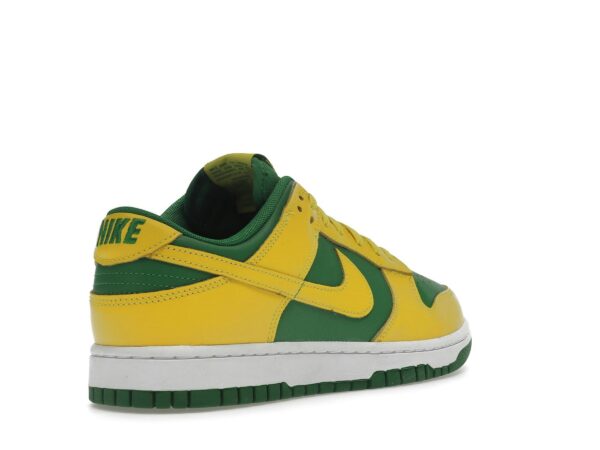 Zapatillas Nike Dunk Low Retro Reverse Brazil – Verde manzana/Amarillo Strike – DV0833-300 - Imagen 7