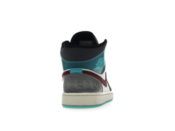 Jordan 1 Mid SE Exploration Unit Sail Grey Blue Red FB1870-161 - Imagen 5