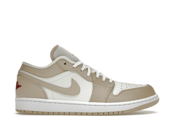 Air Jordan 1 Low SE Sail Rattan Rojo Universitario – FB7168-121 - Imagen 1