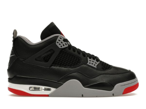 Jordan 4 Retro Bred Reimagined – FV5029-006 – Negro/Gris Cemento/Rojo Universitario/Blanco Cumbre - Imagen 1