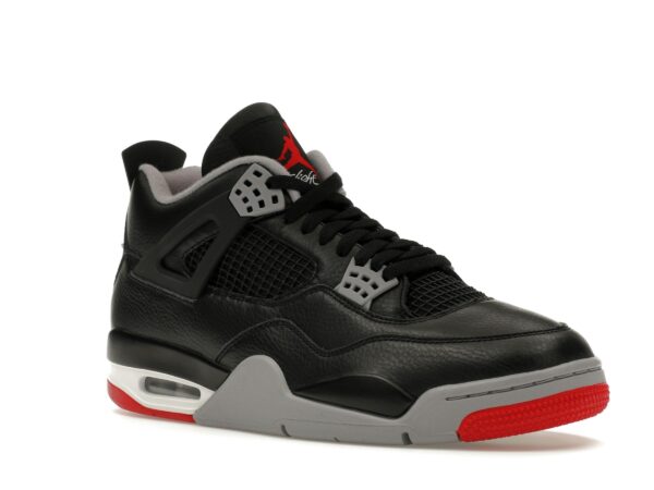 Jordan 4 Retro Bred Reimagined – FV5029-006 – Negro/Gris Cemento/Rojo Universitario/Blanco Cumbre - Imagen 2