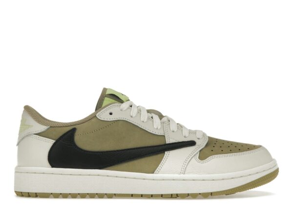 Jordan 1 Retro Low Golf Travis Scott Oliva Neutral – FZ3124-200 - Imagen 1
