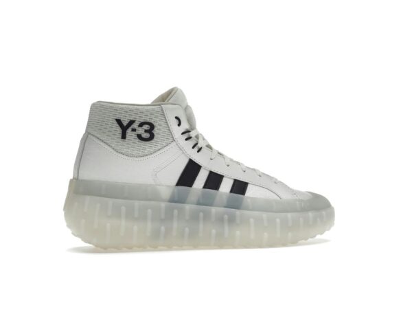 Zapatillas Adidas Y-3 GR.1P High Core blancas y negras GW8642 - Imagen 6