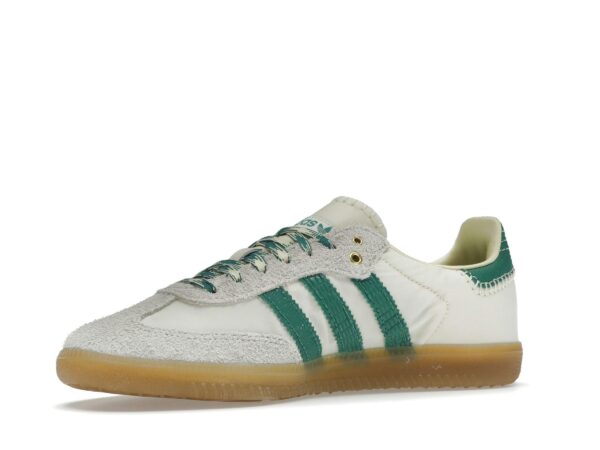 Zapatillas Adidas Samba Wales Bonner de piel color crema y verde – GY4344 - Imagen 4
