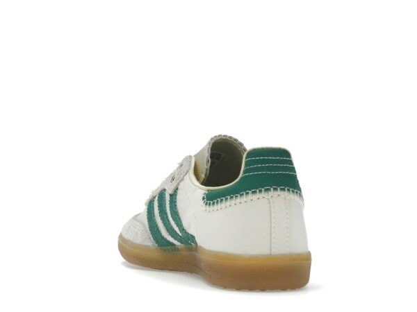 Zapatillas Adidas Samba Wales Bonner de piel color crema y verde – GY4344 - Imagen 6