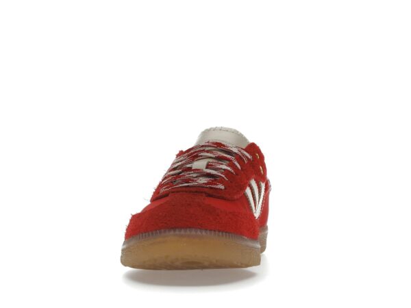 Zapatillas Adidas Samba Wales Bonner de ante rojo y blanco – GY6612 - Imagen 3