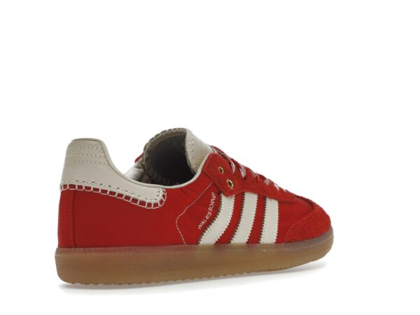 Zapatillas Adidas Samba Wales Bonner de ante rojo y blanco – GY6612 - Imagen 7