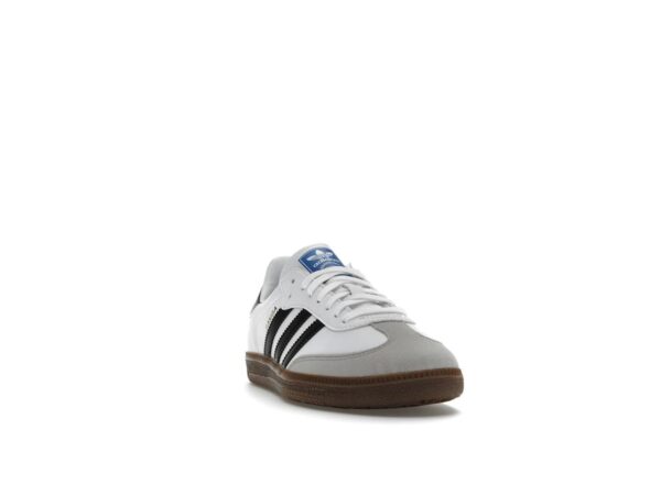 Zapatillas Adidas Samba Vegan White Gum – Blanco nube/Negro núcleo/Goma – H01877 - Imagen 2