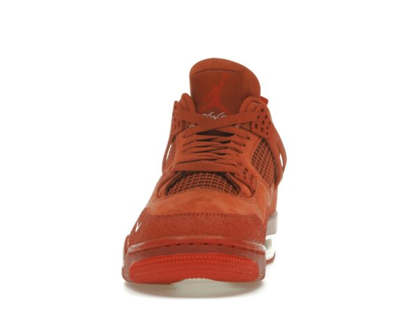 Air Jordan 4 Retro OG SP Nigel Sylvester Brick by Brick Firewood Orange Suede Trainers – HF4340-800 - Imagen 3