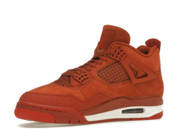 Air Jordan 4 Retro OG SP Nigel Sylvester Brick by Brick Firewood Orange Suede Trainers – HF4340-800 - Imagen 4