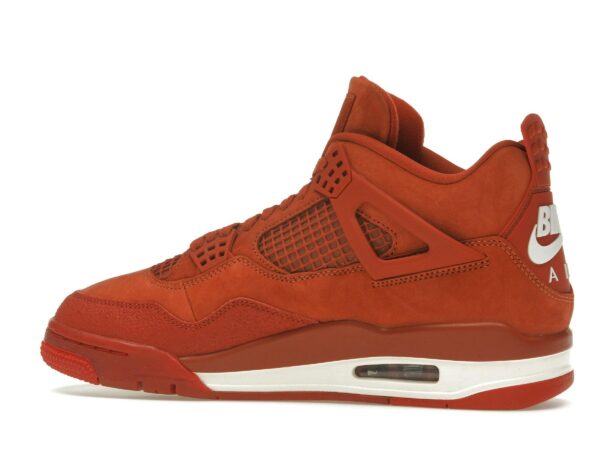 Air Jordan 4 Retro OG SP Nigel Sylvester Brick by Brick Firewood Orange Suede Trainers – HF4340-800 - Imagen 5