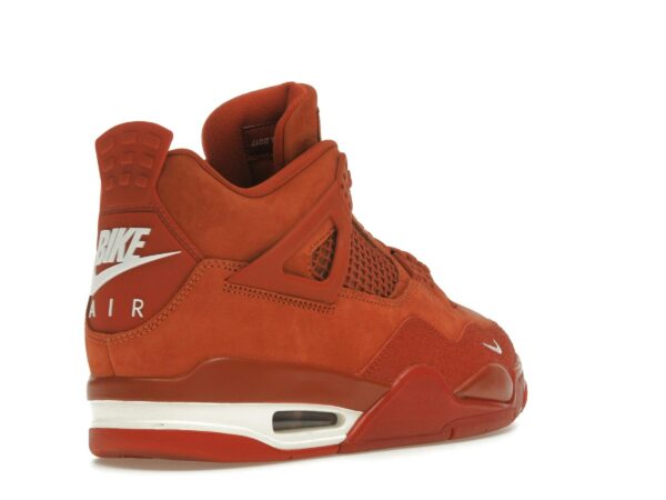 Air Jordan 4 Retro OG SP Nigel Sylvester Brick by Brick Firewood Orange Suede Trainers – HF4340-800 - Imagen 7