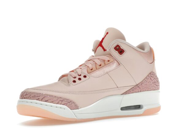 Zapatillas Air Jordan 3 Retro Valentine's Day para mujer – Coral lavado/Rojo gimnasio/Vela – HJ0178-600 - Imagen 4