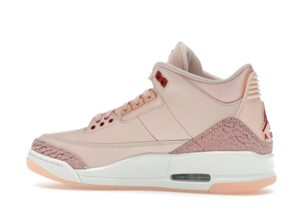 Zapatillas Air Jordan 3 Retro Valentine's Day para mujer – Coral lavado/Rojo gimnasio/Vela – HJ0178-600 - Imagen 5