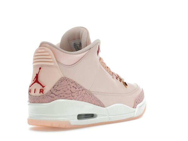 Zapatillas Air Jordan 3 Retro Valentine's Day para mujer – Coral lavado/Rojo gimnasio/Vela – HJ0178-600 - Imagen 7