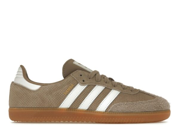 adidas Samba OG Zapatillas de ante marrón tiza y goma – HP7903 - Imagen 1