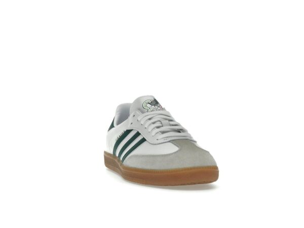 Zapatillas Adidas Samba Team México HQ7036 Blanco Nube/Verde Colegial/Goma - Imagen 2