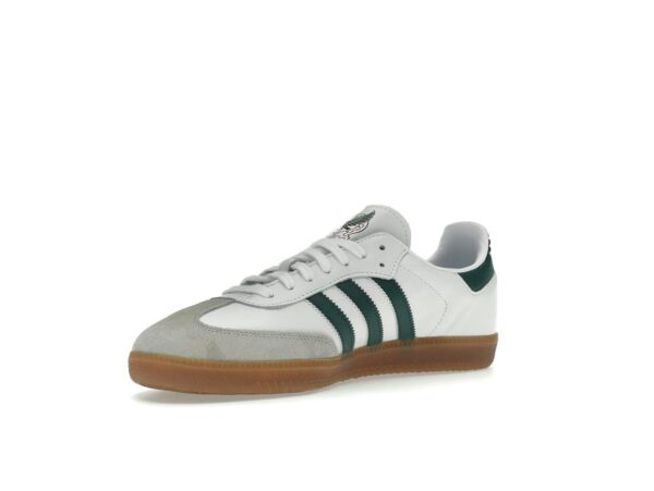 Zapatillas Adidas Samba Team México HQ7036 Blanco Nube/Verde Colegial/Goma - Imagen 3