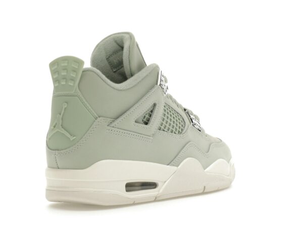 Zapatillas Air Jordan 4 Retro de piel color espuma de mar para mujer – HV0823-003 - Imagen 7