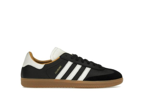 Zapatillas Adidas Samba OG JJJJound de cuero negro ID8707 - Imagen 1