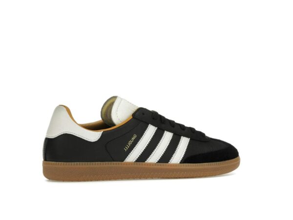 Zapatillas Adidas Samba OG JJJJound de cuero negro ID8707 - Imagen 6