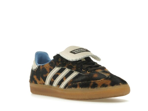 Zapatillas Adidas Samba Wales Bonner Leopard – Marrón oscuro/Blanco crema – IE0578 - Imagen 2
