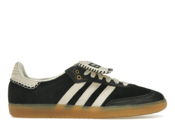 Zapatillas Adidas Samba Wales Bonner Pony Hair – Negro/Blanco crema – IE0580 - Imagen 1
