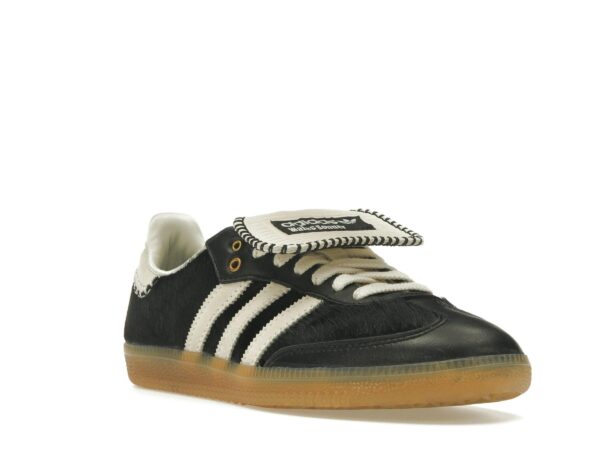 Zapatillas Adidas Samba Wales Bonner Pony Hair – Negro/Blanco crema – IE0580 - Imagen 2