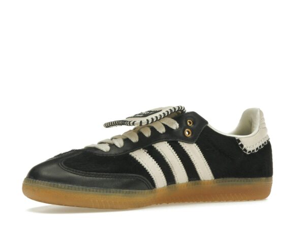 Zapatillas Adidas Samba Wales Bonner Pony Hair – Negro/Blanco crema – IE0580 - Imagen 4