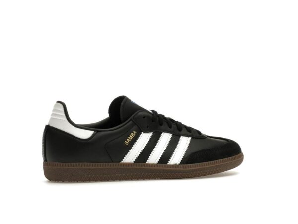Zapatillas Adidas Samba OG Negro Blanco Goma (GS) IE3676 para escuela primaria - Imagen 6