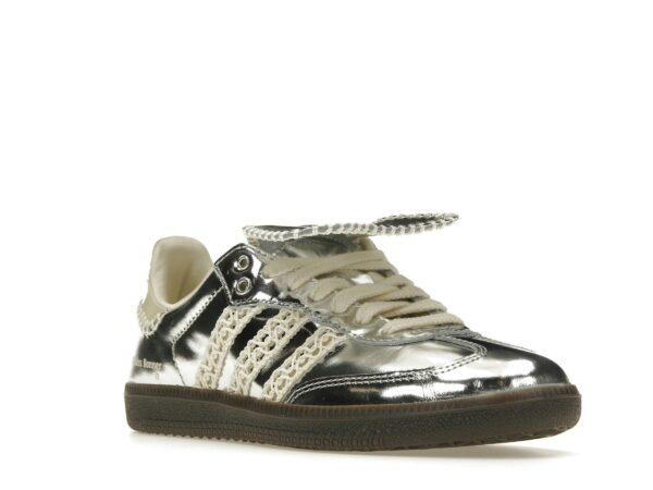 Zapatillas Adidas Samba Wales Bonner de piel plateadas – IG8181 - Imagen 2