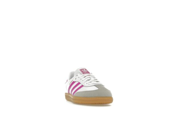 Zapatillas Adidas Samba OG para niños, blancas y moradas, IH2873 - Imagen 2