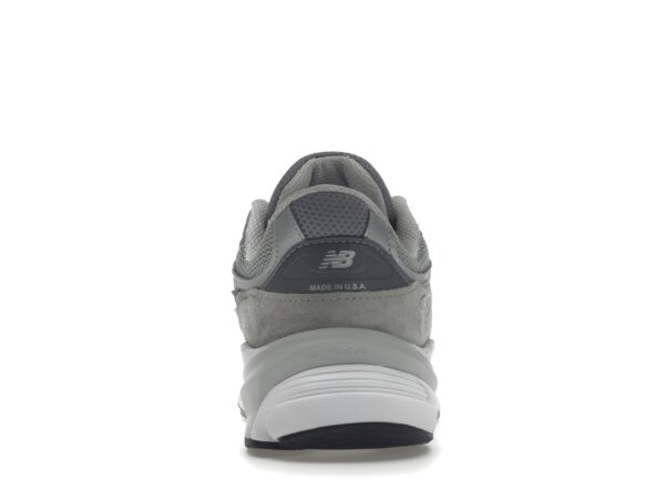 New Balance 990v6 MiUSA Gris M990GL6: Zapatillas de running premium de ante y malla con amortiguación ABZORB y FuelCell - Imagen 6