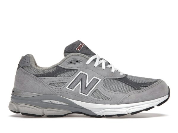 Zapatillas de estilo de vida New Balance 990v3 MiUSA grises M990GY3 para hombre - Imagen 1