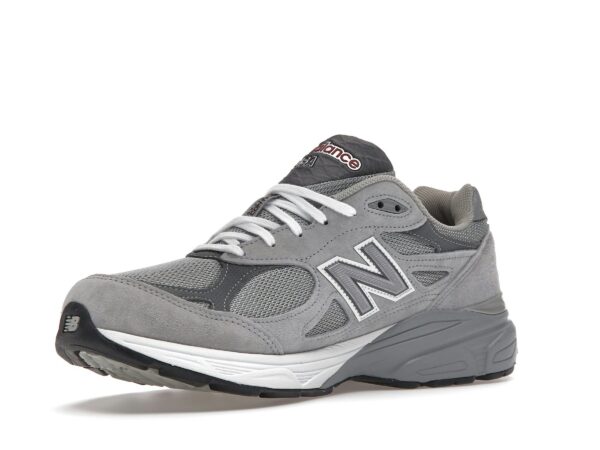 Zapatillas de estilo de vida New Balance 990v3 MiUSA grises M990GY3 para hombre - Imagen 4