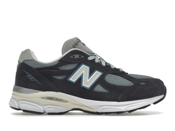 New Balance 990v3 MiUSA Kith Azul Acero M990KS3 - Imagen 1