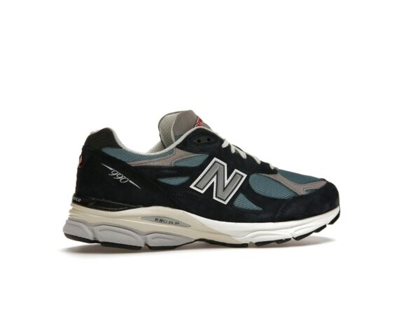 Zapatillas New Balance 990v3 MiUSA Teddy Santis Navy Castlerock M990TE3 - Imagen 6