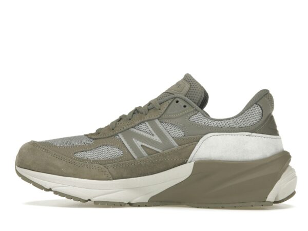 New Balance 990v6 MiUSA WTAPS – Zapatillas M990WT6 de ante, nobuk y malla en gris - Imagen 5