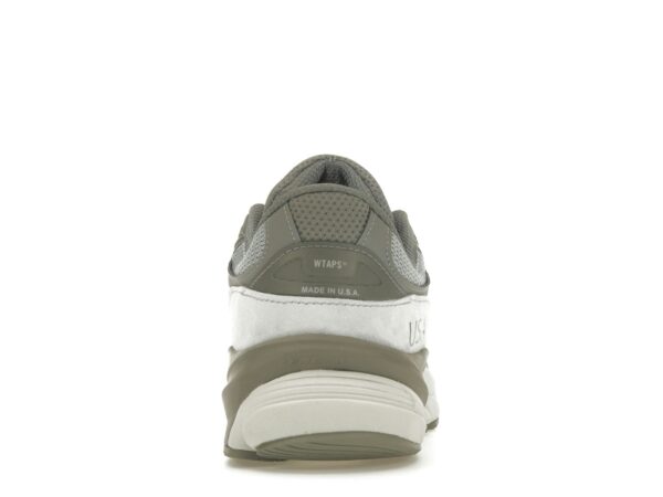 New Balance 990v6 MiUSA WTAPS – Zapatillas M990WT6 de ante, nobuk y malla en gris - Imagen 6
